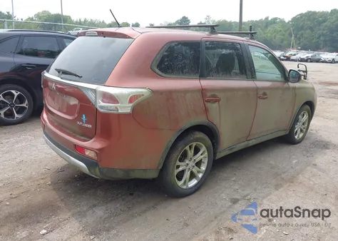 2015 Mitsubishi Outlander Se from USA, damaged, VIN JA4AZ3A33FZ000755